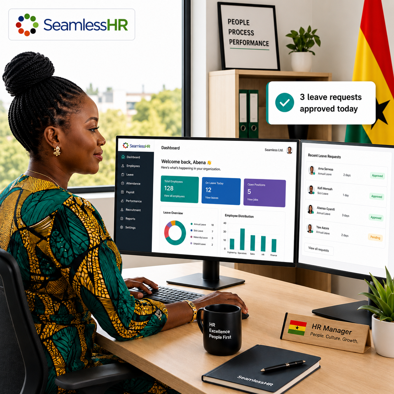 SeamlessHR Dashboard